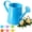 Blue, variant on Watering Can Metal, Vintage Sprinkling Can with Removable Spout, Galvanized Steel Water Cans (Orange)