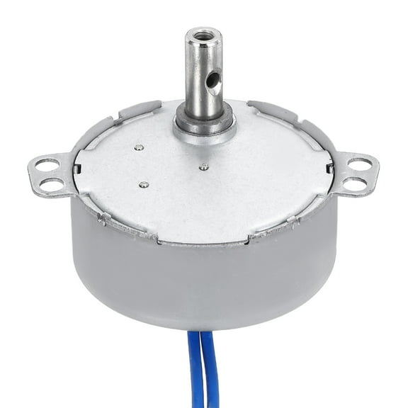 Uxcell Synchronous Motor, AC100-127V 50/60Hz 20-24 RPM CW/CCW 4W Low Speed Slow Rotating Turnable Motor for Electric Fan, Heater, Art Projects