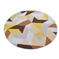 thumbnail image 4 of Non slip Round Mat Sitting Pad Area Rugs Washable Rug Rotray Chair Mat Bedroom 60cm, 4 of 14