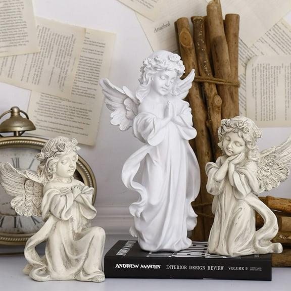 GOOHOCHY  Decoration Statue Decorative Decorations Ornaments for Kids Child White