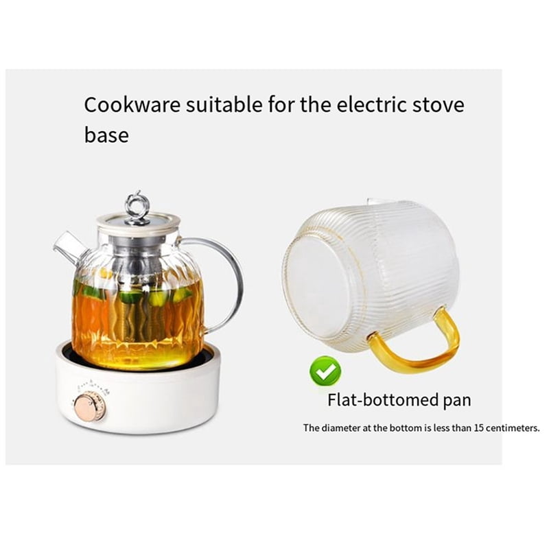 Mini Electric Ceramic Infrared Heating Stove Milk Water Boiler Heater Coffee Moka Countertop Burner Stew Hot Pot US Plug