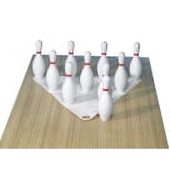 Cosom Bowling Pin Set for Youth, White, 10 Pins, 15" Regulation Height