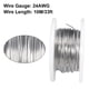 thumbnail image 2 of Alambre de resistencia calefactora de 0.5 mm 24AWG, hilos de resistencia de nicromo para elementos calefactores de 10 metros, 2 of 3