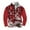Red-2, variant on TFEOQRY Men's Christmas Hoodless Pullover Sweatshirt Casual Christmas Printed Half Zip Top Sweatshirt Long Sleeve Tops Sweatshirt Red