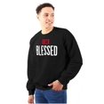 thumbnail image 3 of Blessed Religious Love Jesus Christ Sweatshirt for Men or Women Brisco Brands S, 3 of 6