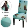 thumbnail image 5 of Dining Chair Cover 6 Pack Parsons Chair Furniture Protector Stretch Chair Covers for Dining Room,Restaurant,Kitchen,Party Redeo Los Angeles Vintge Trees Vintage Clear Summer Skies, 5 of 5