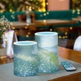 thumbnail image 6 of Electronic Candle Light Combination 3x5In, 3x4In Flameless Candle Plastic Festive Decoration Party Christmas Decoration Blue Lake, 6 of 7