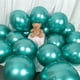 thumbnail image 2 of Globos verdes metálicos cromados 12 pulgadas 50 paquetes gruesos globos de helio KIRIKOU para cumpleaños boda aniversario bebé ducha graduación decoración de fiesta de navidad, 2 of 5