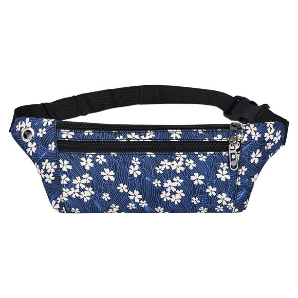 Waist Pack, Unisex Fanny Pack, Large Capacity Messenger Bag, Adjustable Strap, Hands-Free Convenience for Travel, Exercise, and Daily Commute