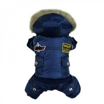 Xmarks Windproof Small Dog Snowsuit,Winter Coats Puppy Jackets for Small Dogs