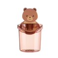 thumbnail image 2 of Wall Mounted Cartoon Toothbrush Cup Holder Adhesive Clear Drain Toothpaste Storage Box Organizer, 2 of 9
