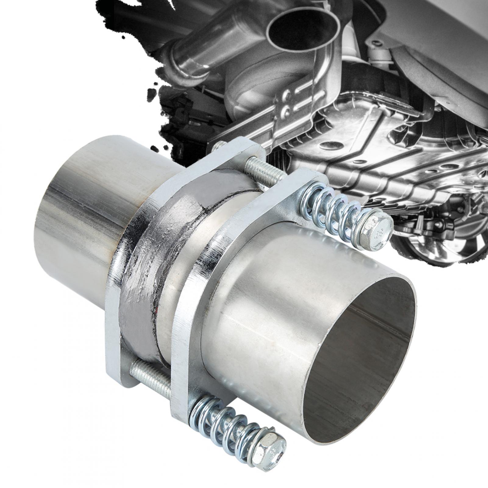 Ccdes Universal 3in Stainless Steel Quick Fix Exhaust Spring Flange