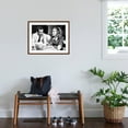 thumbnail image 3 of Art.com Catherine Deneuve and Roger Vadim Having a Cup of Tea in 1960 Photographic Print by DR, Brown Frame Wall Art, 29" x 23", 3 of 5