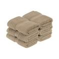 thumbnail image 2 of Premium Egyptian Cotton Highly Absorbent Assorted 6-Piece Plush Towel Set - 13" x 13", 2 of 6
