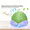 Green, variant on Leaf Humidifier 1800ML Large Capacity Ultrasonic Cool Mist Humidifier with Green LED Color Changing Lights, Air Freshener,Green