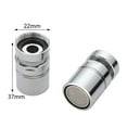 thumbnail image 3 of Fdelink 360-Degree Faucet Splash-Proof Head (C Type 22 Internal Thread Universal),Brass Water Saving Tap Faucet Aerator Sprayer Attachment with 360-Degree Swivel,1X Faucet Splash Guard, 3 of 3