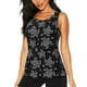 thumbnail image 1 of Fotbe Turtle Blusas Sin Mangas para Mujer – Estilo Casual, Corte Suelto, Slim-Fit, Cuello Redondo Deportivo, Tops de Verano para Gimnasio y Yoga-Medium, 1 of 1