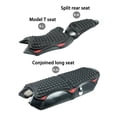 thumbnail image 4 of Shock Absorbing Motorcycle Seat Pad Contoured Ergonomic Design Breathable Bubble Surfaces Not Slip PVC Bottom for Bike, 4 of 8