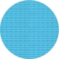 thumbnail image 1 of Ahgly Company Indoor Round Patterned Bright Cyan Blue Area Rugs, 7' Round, 1 of 6