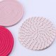 thumbnail image 2 of almohadillas calientes para horno Juego De Almohadillas De Estera De Sartén Caliente A Prueba De Calor Hechas A Mano De Tejido De Hilo De Algodón De 3 Piezas Rosa Rosado Magideal almohadillas calientes para horno, 2 of 7