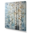 thumbnail image 2 of Designart "Birch Trees with Silver Blue Hues" Tree Birch Canvas Wall Art, 2 of 7