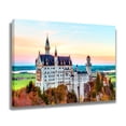 thumbnail image 2 of Póster de lienzo con arte panorámico de Neuschwanstein alemán, decoración de dormitorio, paisaje deportivo, decoración de oficina, regalo, estilo marco, 40 x 60 cm, 2 of 8