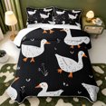 thumbnail image 2 of Manfei Watercolor Mallard Duck Twin Quilt Set,Realistic Waterfowl Twin Coverlet Set,2-Piece,1 Bedspread and 1 Pillowcase, 2 of 7