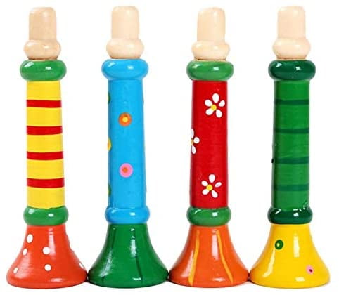 2pcs Random Color Small Baby Kids Music Instrument Whistle Educational Toys FD 