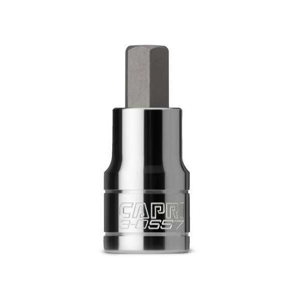 Dado punta hexagonal Capri Tools 3-0557 de 7/16" con encastre de 1/2"