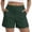 Green-shorts for women, variant on Plus Size Shorts for Women High Waisted Solid Color Short Pants Summer Casual Beach Vacation Shorts with Pockets