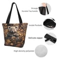 thumbnail image 3 of Bingfone Cute Fallen Leaf Koala Women Shoulder Tote Bags Casual Bag Ladies Shopping Handbag, 3 of 6