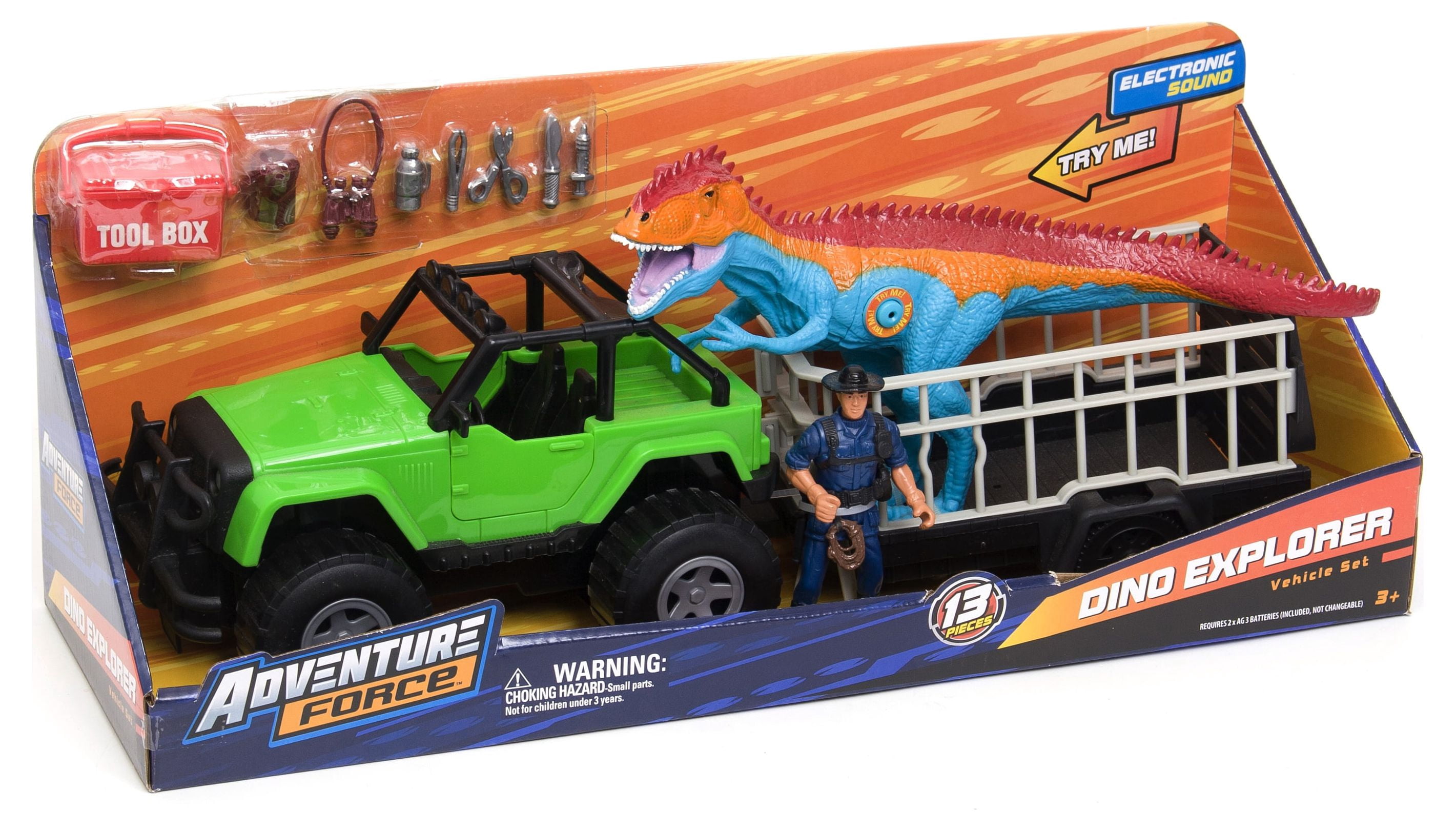 Adventure Force Dinosaur Explorer Truck Vehicle Playset