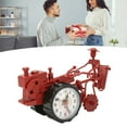 thumbnail image 3 of YSTINNG Desktop Clock Tractor Shape Accurate Time Setting Plastic 23.5x14x10cm Decorative Practical Clock Ornament C311-1855, 3 of 6
