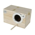thumbnail image 4 of Bird Breeding Box  Parakeet Nesting Box Parrot Mating Box Bird House Wooden Pet Supplies, 4 of 8