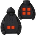 thumbnail image 2 of Gamivast Heated Hoodies for Men and Women USB Elastic Multiple Heating Zones and 3-Levels Sweatshirts with Pocket Warm Washable Long Sleeve Shirts Casual Hiking Drawstring Sweatshirt no Power Bank, 2 of 6