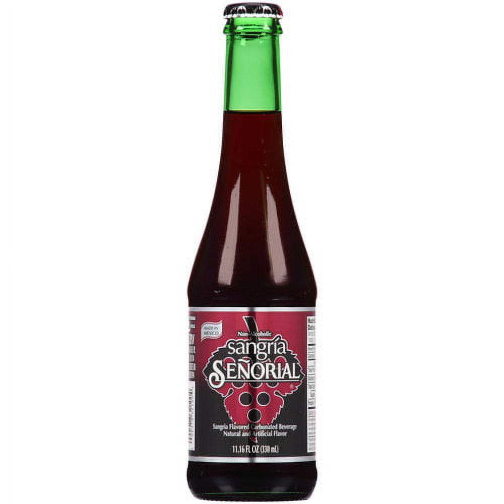 (12 pack) Sangria Senorial Soda, 11.16 fl oz (330ml) Glass Bottle, 1 Count