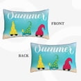 thumbnail image 2 of Honeii Hello Summer Gnome 1 Decorative Throw Pillow Case - Elevate Your Couch, Sofa, or Bed with Stylish Home Decor, Perfect Gift Idea-14"x20", 2 of 6