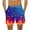 ☪006-Blue, variant on Nuoqisi Mens Swim Trunks with Compression Liner Print Swim Trunks Quick Dry Surfing Beach Shorts Hawaii Sports Shorts with Pockets