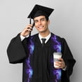 thumbnail image 5 of Hirioo Purple And Blue Nebula for 72" Graduation Shawl Stole Unisex Adults Graduation Sash Honor Graduation Stole for High School and College-Sharp Corner, 5 of 7