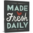 thumbnail image 1 of Global Gallery's 'Retro Diner Made Fresh Daily' By Michael Mullan Stretched Canvas Wall Art, 1 of 4
