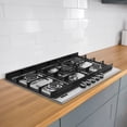 thumbnail image 2 of 30 in. Century Collection Drop-In Gas Cooktop, 5 Burners, Cast Iron Grates, Metal Knobs in Stainless Steel, 2 of 13