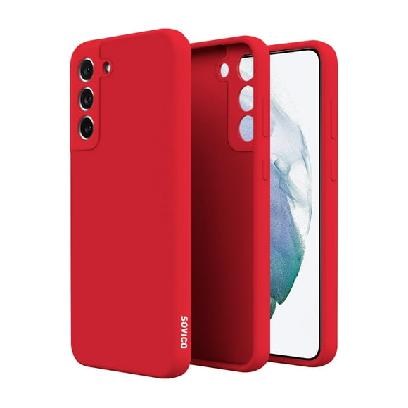 Funda de Protección para Samsung Galaxy S21 Plus - Sovico - Silicón con Forro de Microfibra
