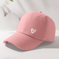 thumbnail image 4 of Heart Embroidered Baseball Cap,Distressed Adjustable Hat,Casual Unisex Dad Cap,Exquisite Heart Embroidered Baseball Cap Vintage Distressed Washed Adjustable Comfortable Fit Peaked Hat,Pink, 4 of 8