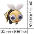 thumbnail image 4 of 17 Pieces Cute Cartoon Animals Pushpins Creative Shaped Push Pins Thumb Tacks Drawing Pins for Corkboard, Whiteboard, Bulletin Board, Photo Wall, Map (Bee), 4 of 5