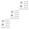 thumbnail image 1 of serony 12x Easy To Install Suction Cup Say Goodbye To Messy Spaces Easy To Install 3Set, 1 of 6