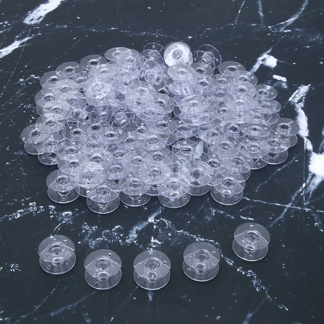 Dioche Bobine de Bobine, 100 Pcs Bobine en Plastique de Haute Qualité Accessoires de Machine à Coudre Multifonctionnelle