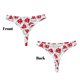 thumbnail image 3 of Fotbe Christmas Hat Tanga Sin Costuras para Mujer con Estampado – Panties Invisibles, Transpirables y Cómodos para Uso Diario-Large, 3 of 6