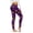 Purple, variant on Halloween Leggings for Women Elastic High Waist Funny Print Slim Fit Tights Pants Workout Yoga Pants