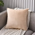 thumbnail image 2 of Wowstyle Decorative Velvet Pillow Covers, Pillowcases for Couch Sofa, 16x16 Inch, Modern, Multicolor, Set of 4, 2 of 5