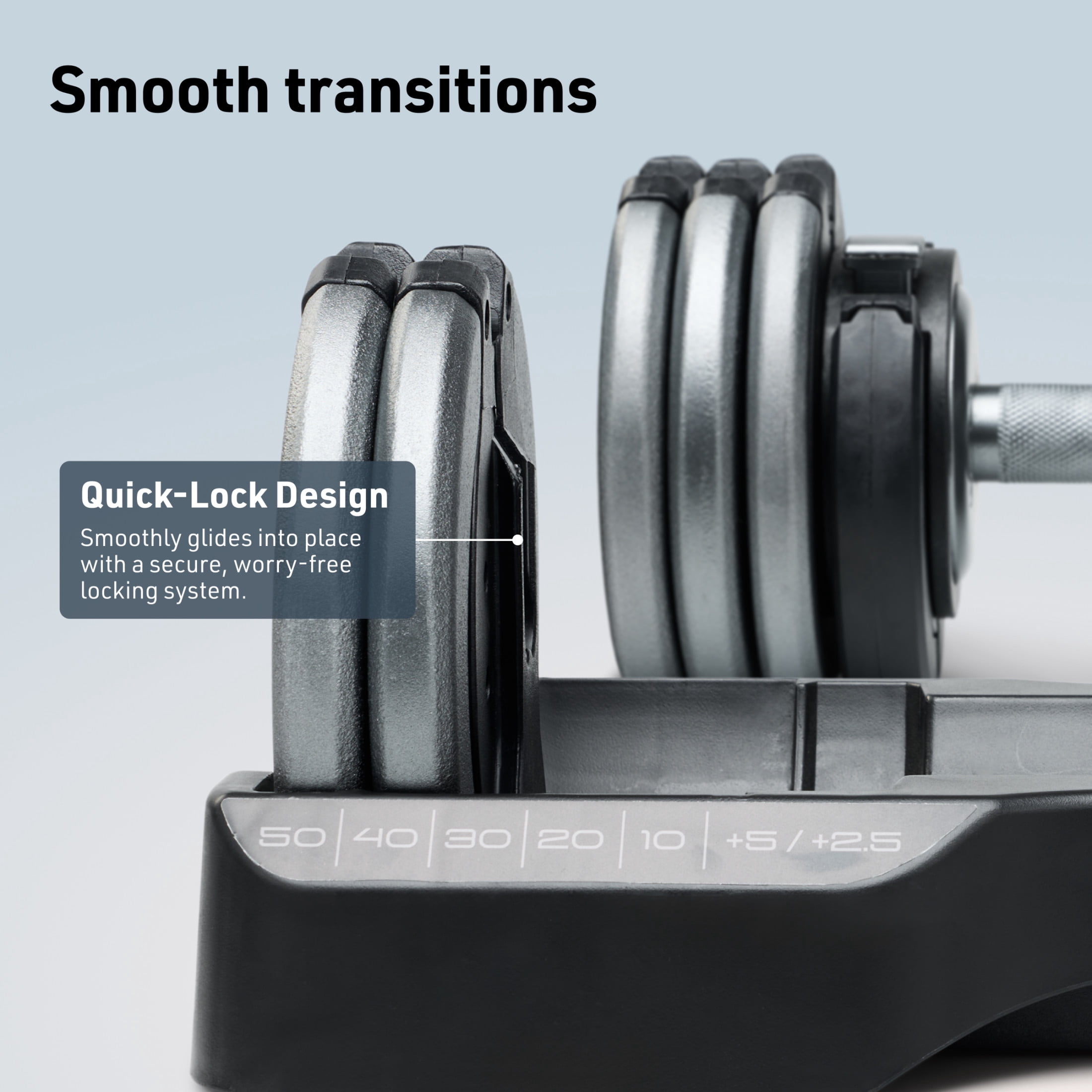 NordicTrack Single 55 lb Select-A-Weight Dumbbell